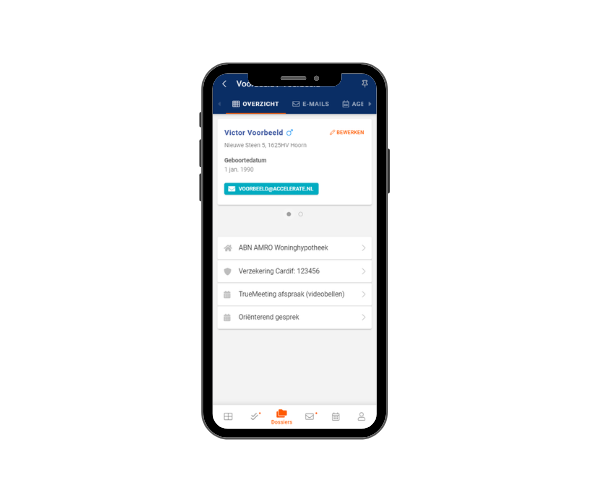 Accelerate mobile view